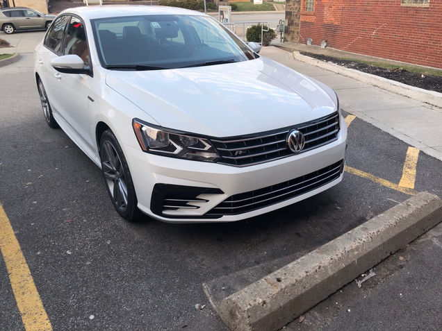 Beware of parking stops.